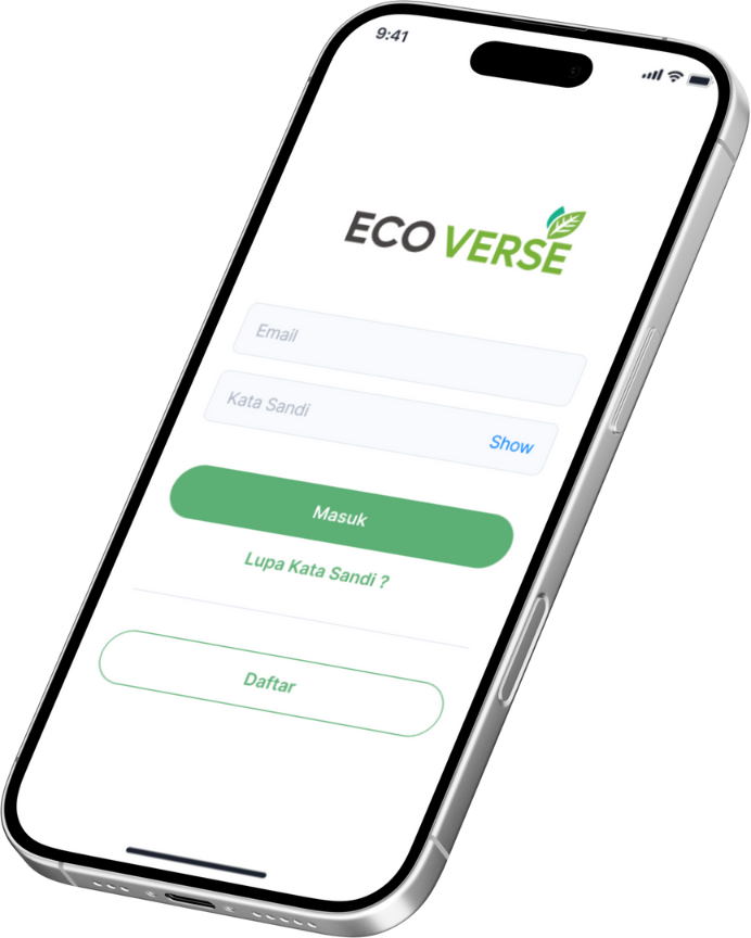 Tampilan Aplikasi Eco Verse