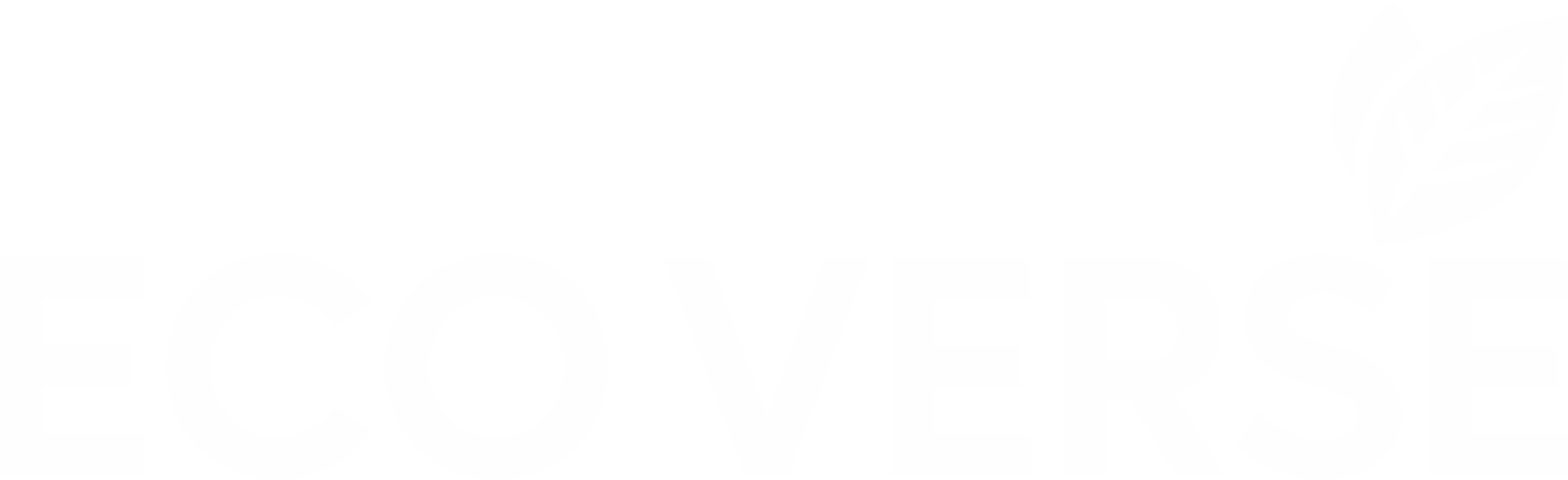 Logo Eco Verse Putih